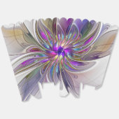 エネルギッシュカラフルな抽象芸術フラクタル芸術花 フェイバーボックス (見開き)