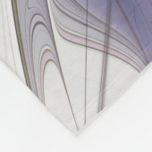 エネルギッシュカラフルな抽象芸術フラクタル芸術花 フリースブランケット (角)