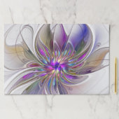 エネルギッシュカラフルな抽象芸術フラクタル芸術花 ペーパーパッド (インサイチュ)
