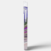 エネルギッシュカラフルな抽象芸術フラクタル芸術花 Case-Mate iPhoneケース (裏面 / 左)