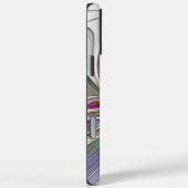 エネルギッシュカラフルな抽象芸術フラクタル芸術花 Case-Mate iPhoneケース (裏面 / 右)