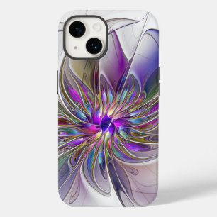 エネルギッシュカラフルな抽象芸術フラクタル芸術花 Case-Mate iPhone 14ケース