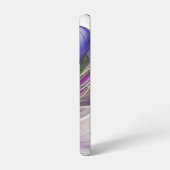 エネルギッシュカラフルな抽象芸術フラクタル芸術花 SAMSUNG GALAXYケース (左側面)