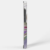 エネルギッシュカラフルな抽象芸術フラクタル芸術花 SAMSUNG GALAXYケース (右側面)