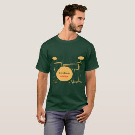 エネルギッシュドラムキット グラフィックバースト FOR Tシャツ