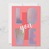 エネルギッシュファンキーな私はバレンタインデーを愛する シーズンカード (正面)