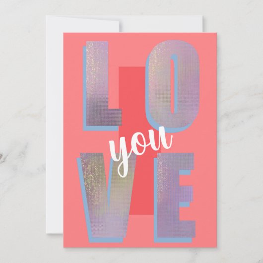 エネルギッシュファンキーな私はバレンタインデーを愛する シーズンカード (正面)