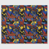 エネルギッシュモダンな幾何学的アフリカ系アメリカ人の贈り物 ラッピングペーパー (フラット)