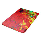 エネルギッシュ色バーストパターン バスマット (アングル)