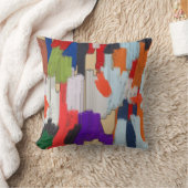 エネルギッシュ色 クッション (ブランケット)