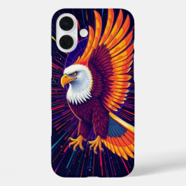エネルギッシュ鮮やかなイーグル – モバはっきりしたイル iPhone 16 PLUSケース