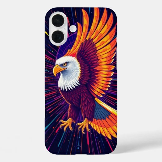 エネルギッシュ鮮やかなイーグル – モバはっきりしたイル Case-Mate iPhoneケース (裏面)