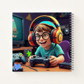 「エネルギッシュ3Dゲーマー」 ノートブック (裏面)