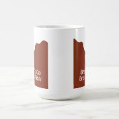 エネルギフローへ行くために醸造Steamyイラストレーション コーヒーマグカップ (中央)