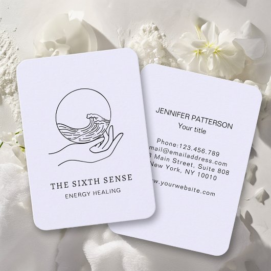 エネルギヘイラー霊気スピリチュアル名刺 名刺