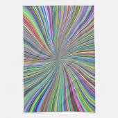 エネルギリカラフルボン日が差すこと キッチンタオル (縦)