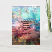 エネルギーおよび宇宙についてのRumiの高揚の引用文 カード (正面)