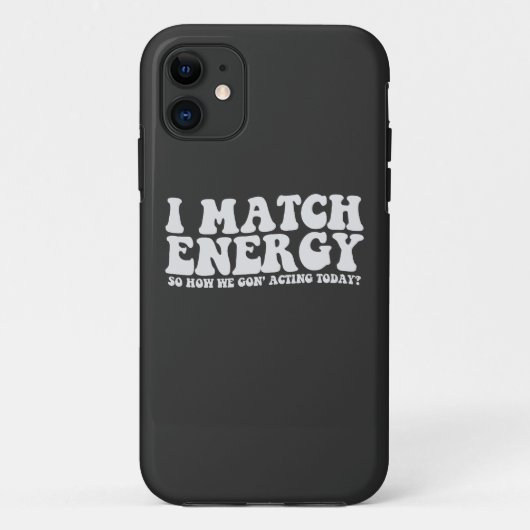 エネルギーが合致してるから今日はどんな行動するの? Case-Mate iPhoneケース (裏面)