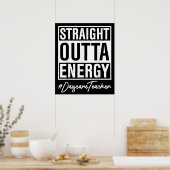 エネルギーが溢れる保育園の先生 ポスター (キッチン)