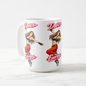 エネルギーと自由のダンス コーヒーマグカップ (正面左)