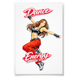 エネルギーと自由のダンス フォトプリント