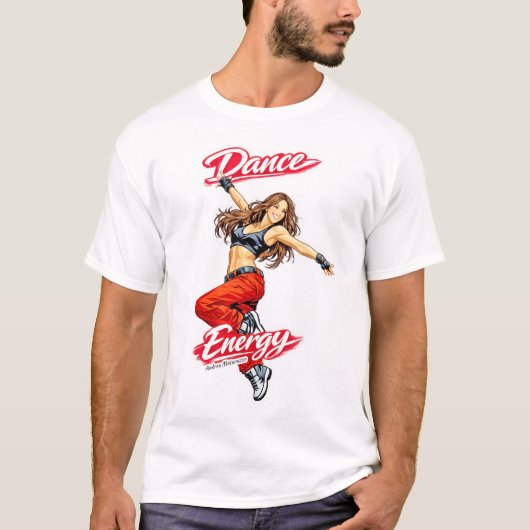 エネルギーと自由のダンス Tシャツ (正面)
