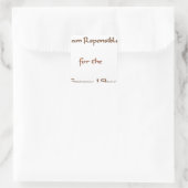 エネルギーの中の力 スクエアシール (バッグ)