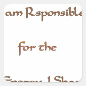 エネルギーの中の力 スクエアシール (正面)