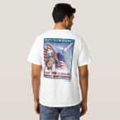 エネルギーの自給Skystream Tシャツ (裏面フル)