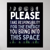 エネルギーの責任を取って下さい ポスター (正面)