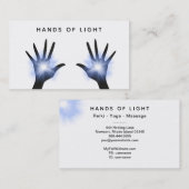 *~*エネルギーは霊気に治療の軽い星を渡します 名刺 (正面/裏面)