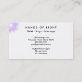 *~*エネルギーは霊気に治療ライトを渡します 名刺 (裏面)