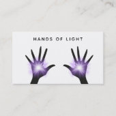 *~*エネルギーは霊気に治療ライトを渡します 名刺 (正面)