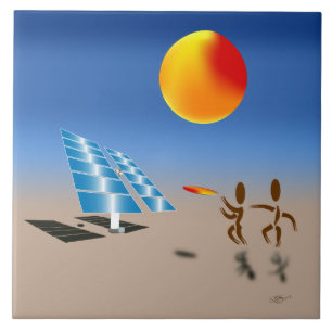 エネルギーを削太陽のぐ タイル