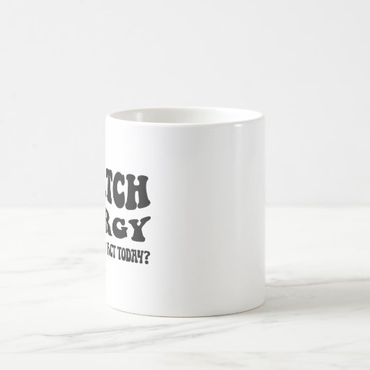 エネルギーを合わせるから今日はどう行動する？ コーヒーマグカップ (中央)