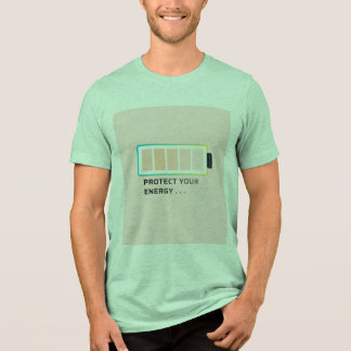 エネルギーを守る バッテリーTシャツ トライブレンドTシャツ