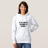 エネルギーを求めるフード付きスウェットシャツ パーカ (正面フル)