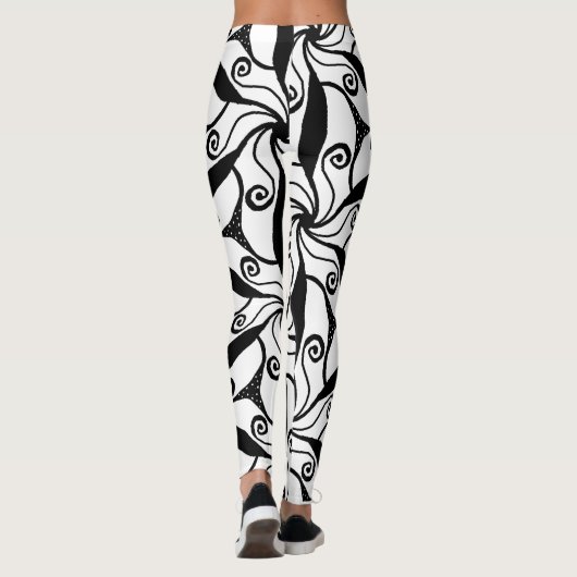 エネルギーを直す*~*のおもしろいはアナローザによってヨガを高めました レギンス (裏面)