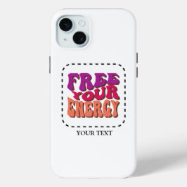 エネルギーを解放 – 鮮やかレトロ iPhone 15 MINIケース