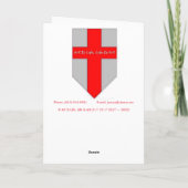 「エネルギーを送信」Get Well Card カード (裏面)