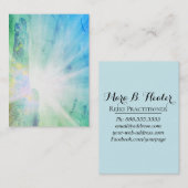 *~*エネルギーエネルギー治療手の光線は直します 名刺 (正面/裏面)