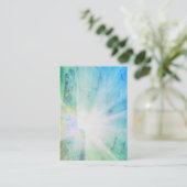 *~*エネルギーエネルギー治療手の光線は直します 名刺 (スタンド正面)