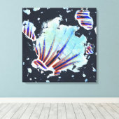 エネルギーコード03E24 – ユニバーサル抽象芸術キャンバス キャンバスプリント (インサイチュ (ウッドフロア))