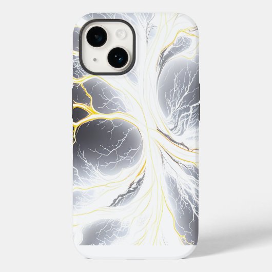 エネルギーツリーグローiPhoneケース Case-Mate iPhoneケース (裏面)