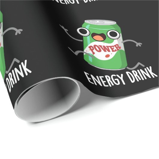 エネルギードリンクおもしろいエネルギードリンクパン ラッピングペーパー (ロールコーナー)