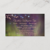 *~*エネルギーバブルノーザンライトウィローブランチ 名刺 (裏面)