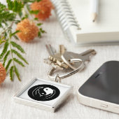 エネルギーバランス陰陽キーチェーン キーホルダー (側面)