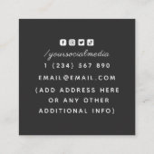 エネルギーヒーラーフォーチュンテラームーン&バラフローラ スクエア名刺 (裏面)