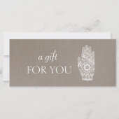 エネルギーヒーラーヘンナロータスギフト券2 (正面)