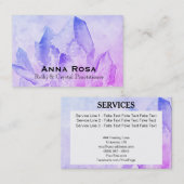 *~*エネルギーヒーラー霊気クリスタルヨガ霊気マスター 名刺 (正面/裏面)